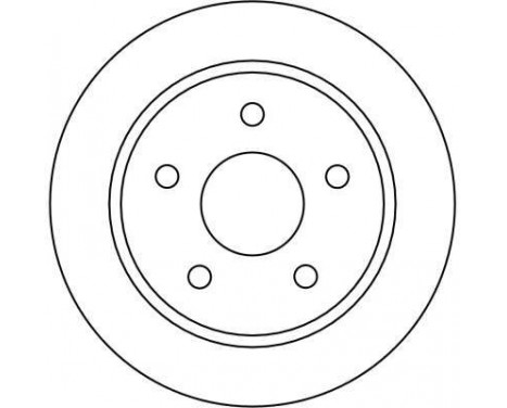 Disque de frein DF1651 TRW, Image 2