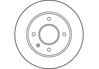 Disque de frein DF1652 TRW