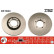 Disque de frein DF1653 TRW