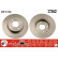 Disque de frein DF1732 TRW