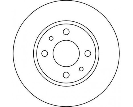 Disque de frein DF1740 TRW, Image 2