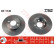Disque de frein DF1745 TRW