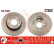 Disque de frein DF1807 TRW
