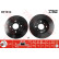 Disque de frein DF1814 TRW