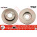 Disque de frein DF1828 TRW