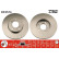 Disque de frein DF2574 TRW