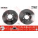 Disque de frein DF2580 TRW