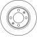 Disque de frein DF2580 TRW, Vignette 3