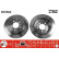 Disque de frein DF2582 TRW