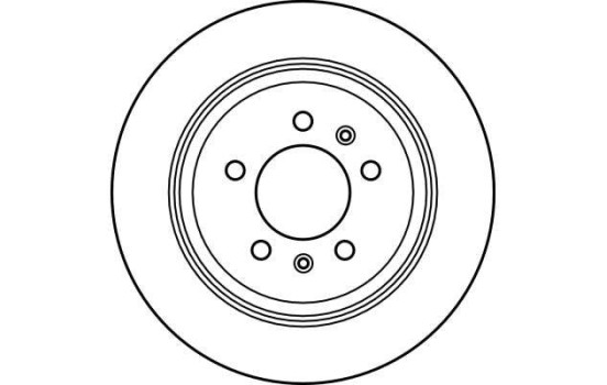 Disque de frein DF2582 TRW, Image 2