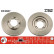 Disque de frein DF2607 TRW