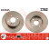 Disque de frein DF2635 TRW