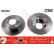 Disque de frein DF2651 TRW