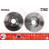 Disque de frein DF2654 TRW