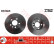 Disque de frein DF2665 TRW