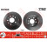 Disque de frein DF2688 TRW