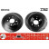 Disque de frein DF2703 TRW