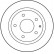 Disque de frein DF2705 TRW, Vignette 3