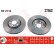 Disque de frein DF2716 TRW