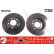 Disque de frein DF2758 TRW