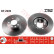 Disque de frein DF2809 TRW