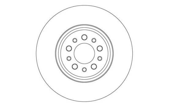 Disque de frein DF3969S TRW