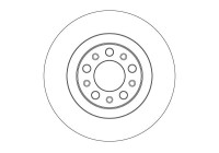 Disque de frein DF3986 TRW