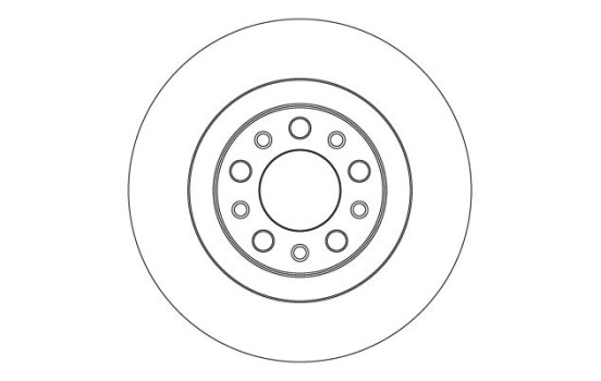 Disque de frein DF3986 TRW