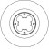 Disque de frein DF4016 TRW, Vignette 3