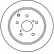Disque de frein DF4017 TRW, Vignette 3