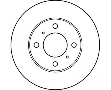 Disque de frein DF4022 TRW, Image 3