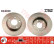 Disque de frein DF4039 TRW