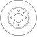 Disque de frein DF4054 TRW, Vignette 3