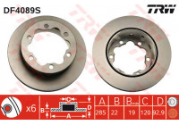 Disque de frein DF4089S TRW