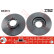 Disque de frein DF4111 TRW