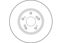 Disque de frein DF4129S TRW