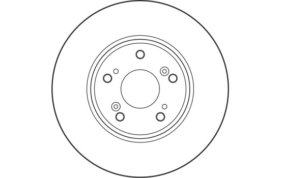 Disque de frein DF4129S TRW