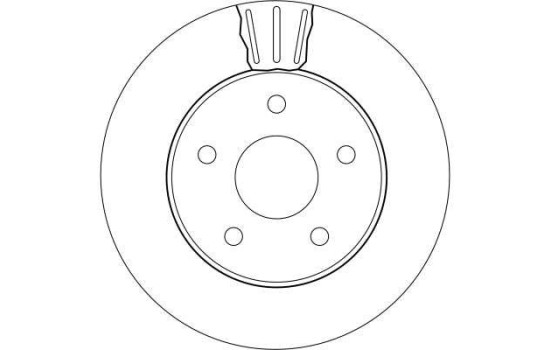 Disque de frein DF4170 TRW, Image 3