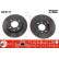 Disque de frein DF4171 TRW