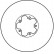 Disque de frein DF4217 TRW, Vignette 3