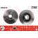 Disque de frein DF4272 TRW