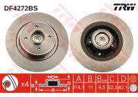 Disque de frein DF4272BS TRW