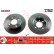 Disque de frein DF4301 TRW