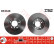 Disque de frein DF4348 TRW