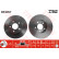Disque de frein DF4357 TRW