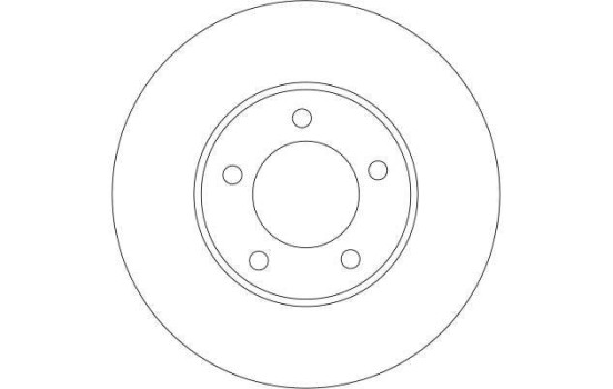 Disque de frein DF4384 TRW, Image 3
