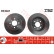 Disque de frein DF4401 TRW