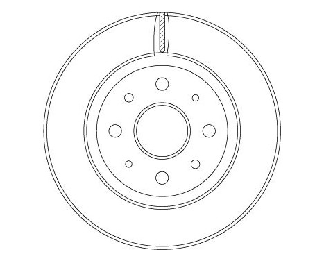 Disque de frein DF4410 TRW, Image 2