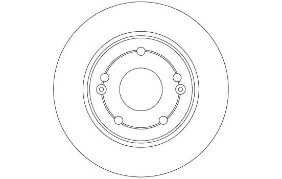 Disque de frein DF4428 TRW, Image 2