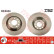 Disque de frein DF4434 TRW